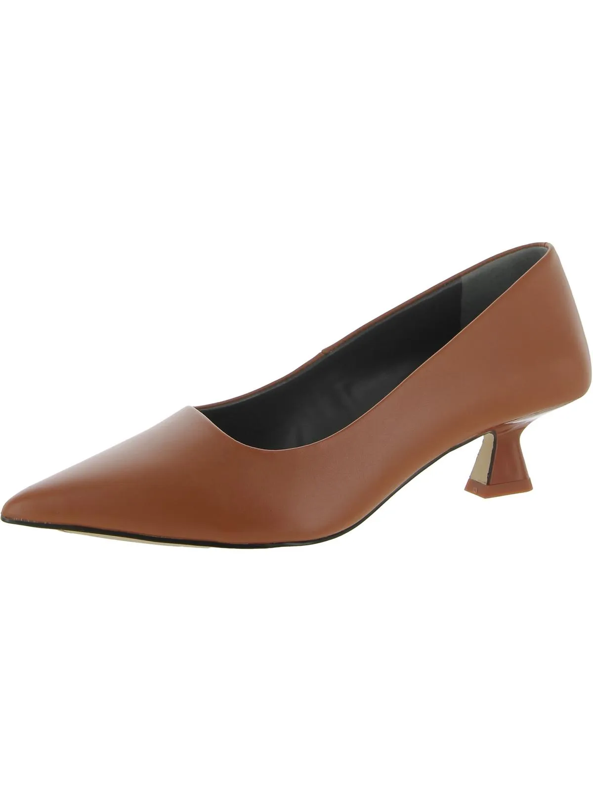 Diva Womens Comfort Insole Pointed Toe Kitten Heels