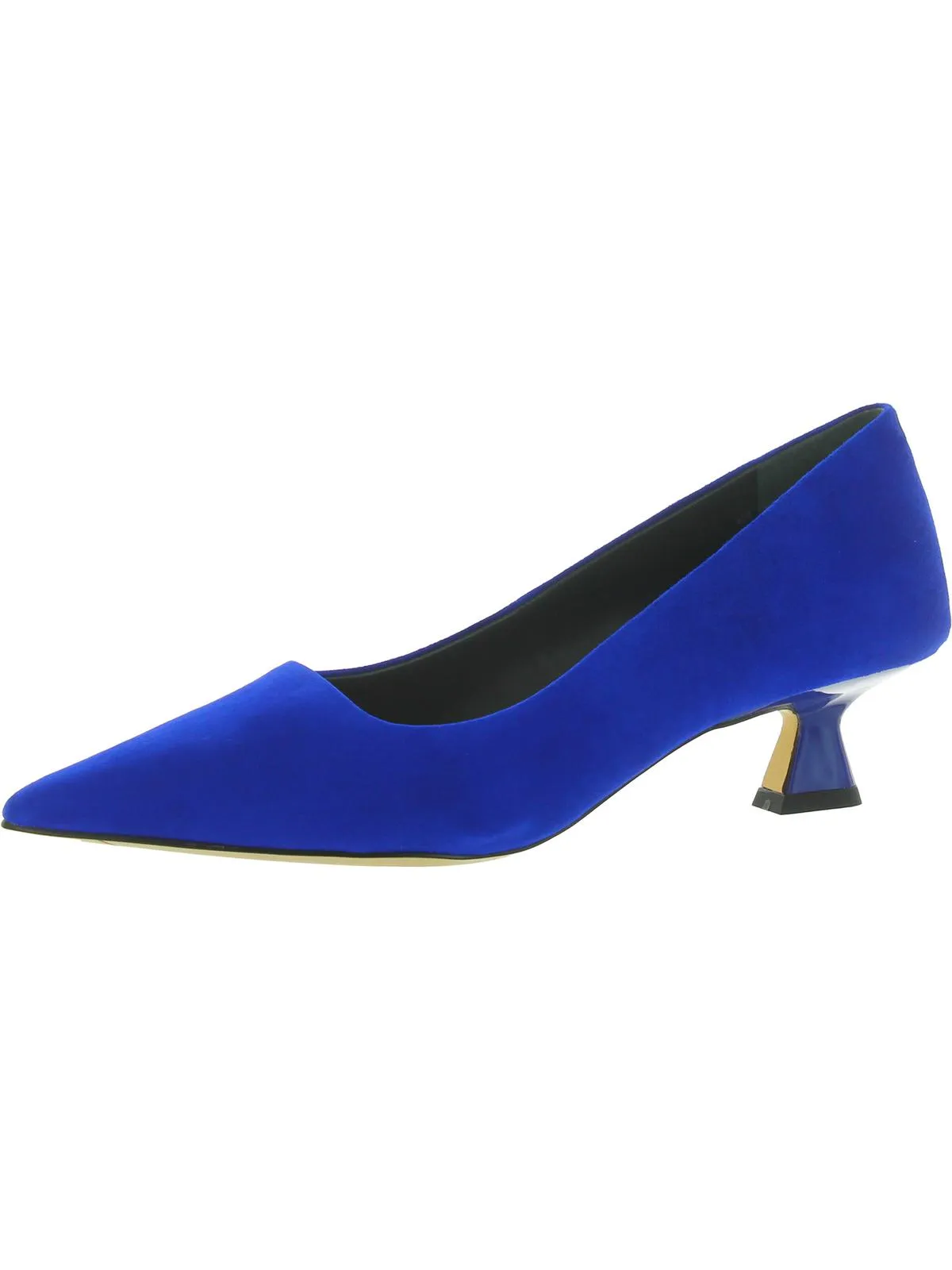 Diva Womens Comfort Insole Pointed Toe Kitten Heels