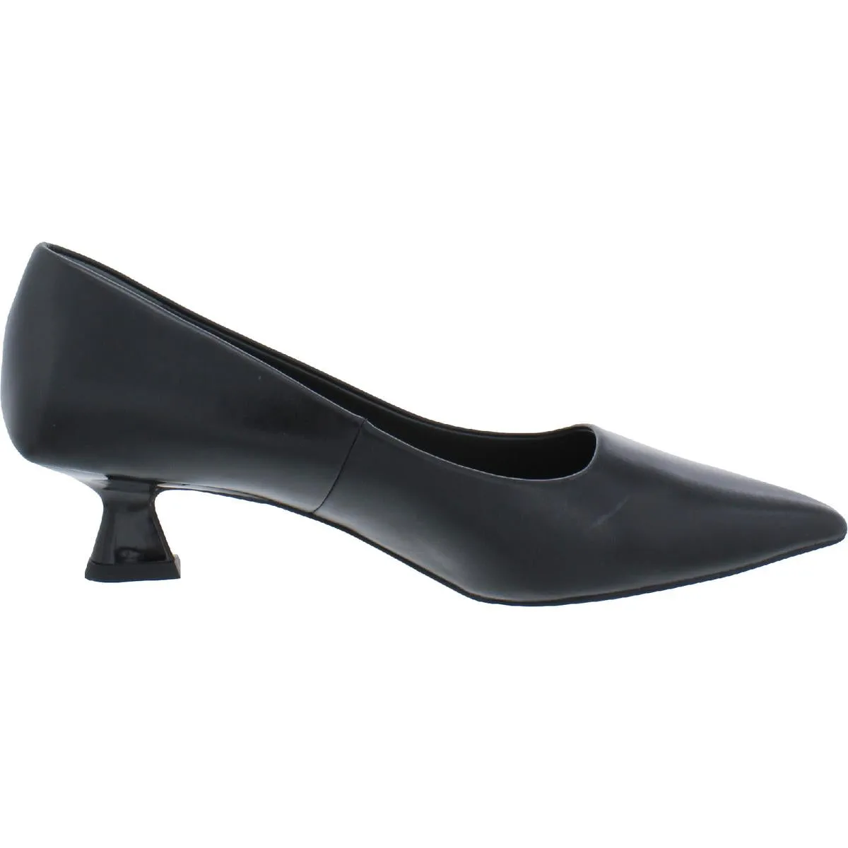 Diva Womens Comfort Insole Pointed Toe Kitten Heels