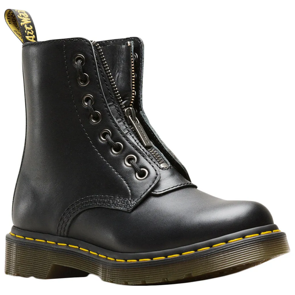 Dr. Martens 1460 Pascal Front Zip Nappa Leather Women's Ankle Boots