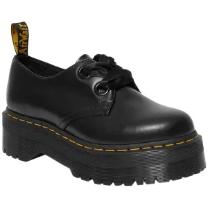 Dr. Martens Holly Full Grain Smooth Leather Women's Platform Shoes