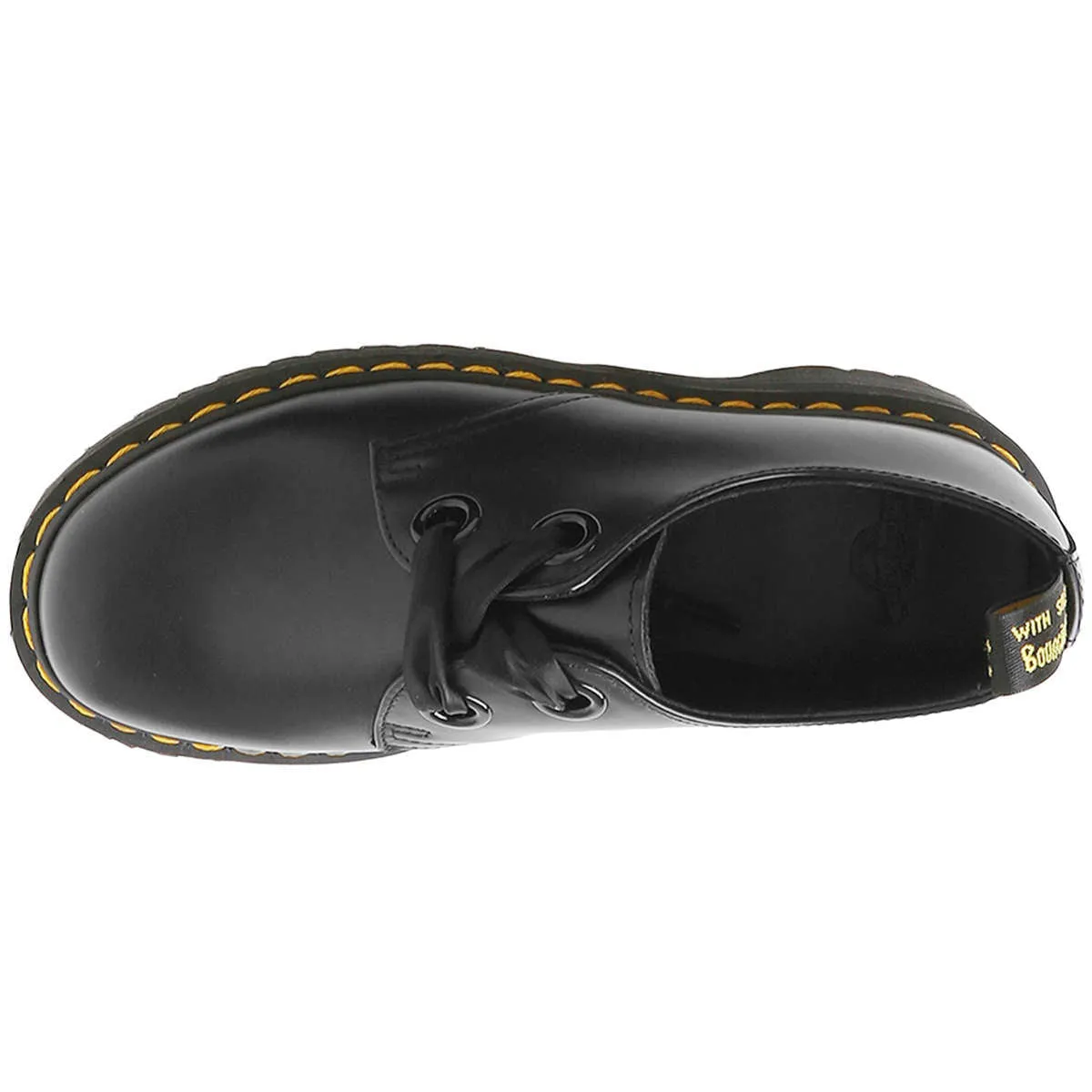 Dr. Martens Holly Full Grain Smooth Leather Women's Platform Shoes