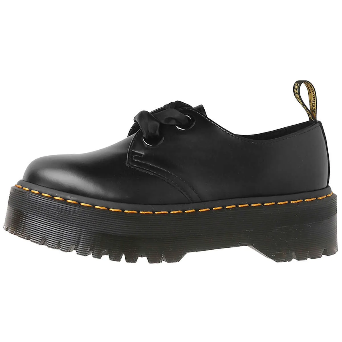 Dr. Martens Holly Full Grain Smooth Leather Women's Platform Shoes