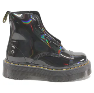 Dr. Martens Sinclair Prism Rainbow Patent Lamper Leather Women's Platform Boots