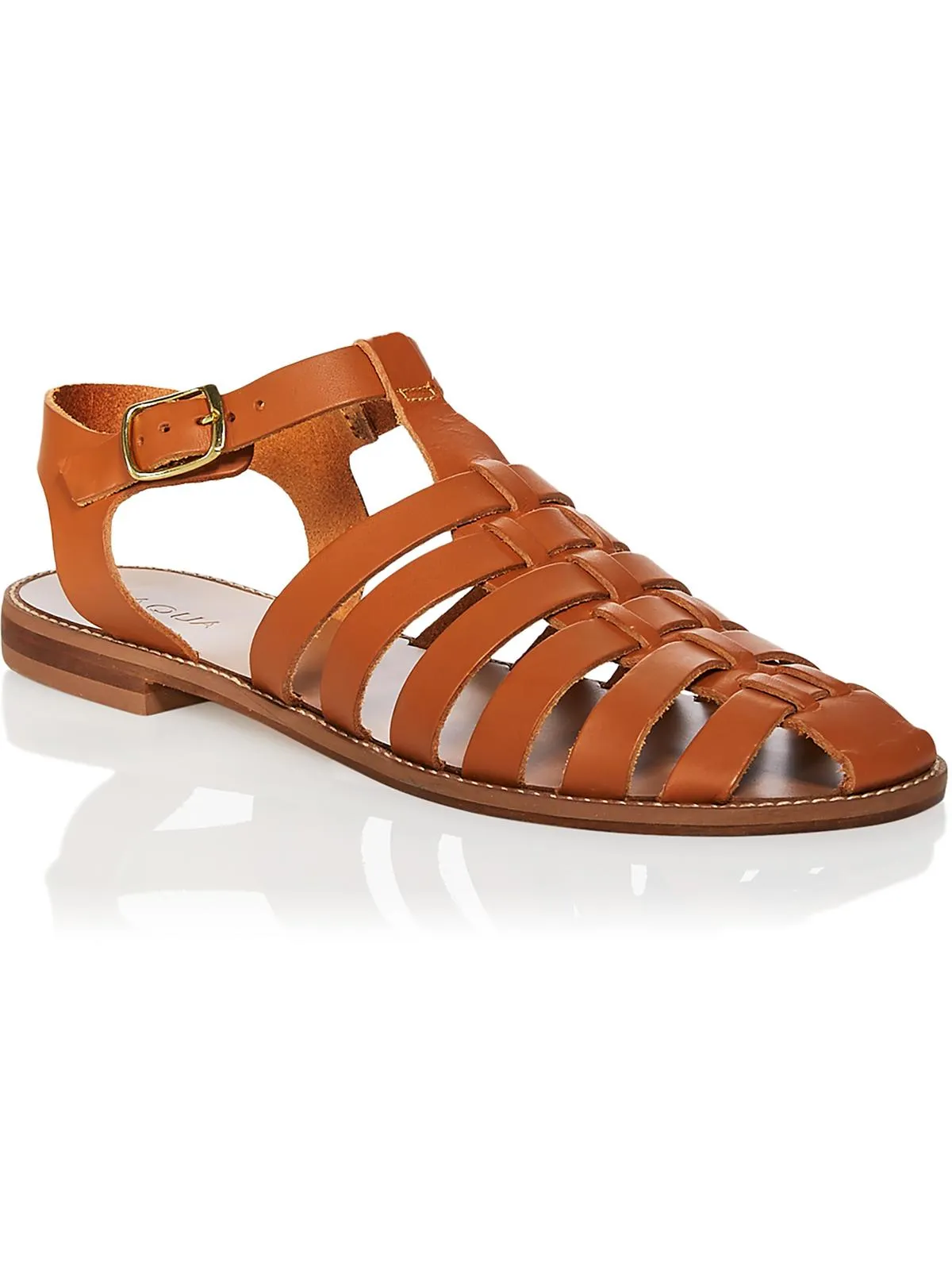 Earth Womens Leather Covered Toe Ankle Strap
