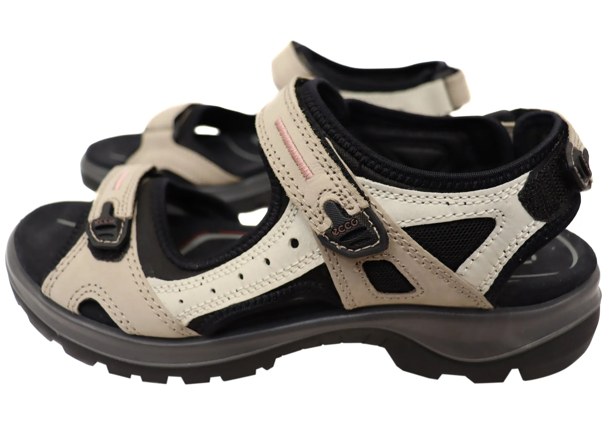ECCO Womens Offroad Comfortable Leather Adjustable Sandals ecco Shoes