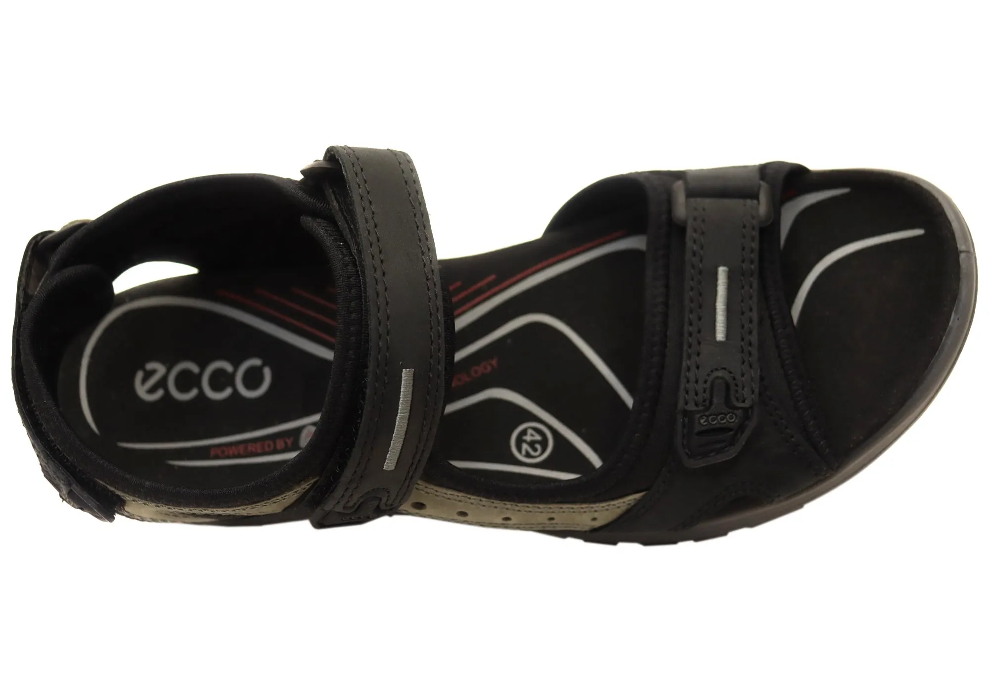 ECCO Womens Offroad Comfortable Leather Adjustable Sandals ecco Shoes