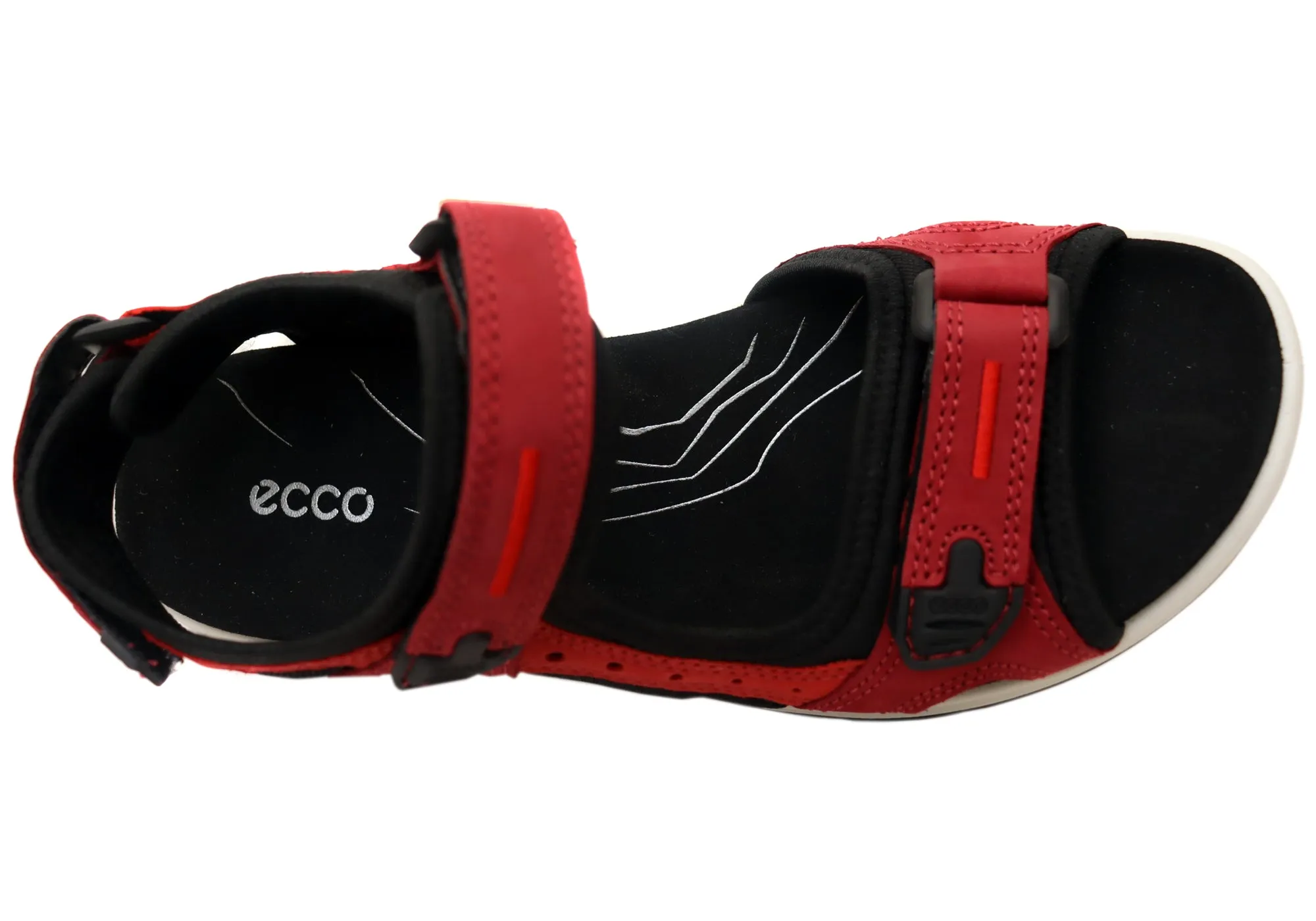 ECCO Womens Offroad Comfortable Leather Adjustable Sandals ecco Shoes
