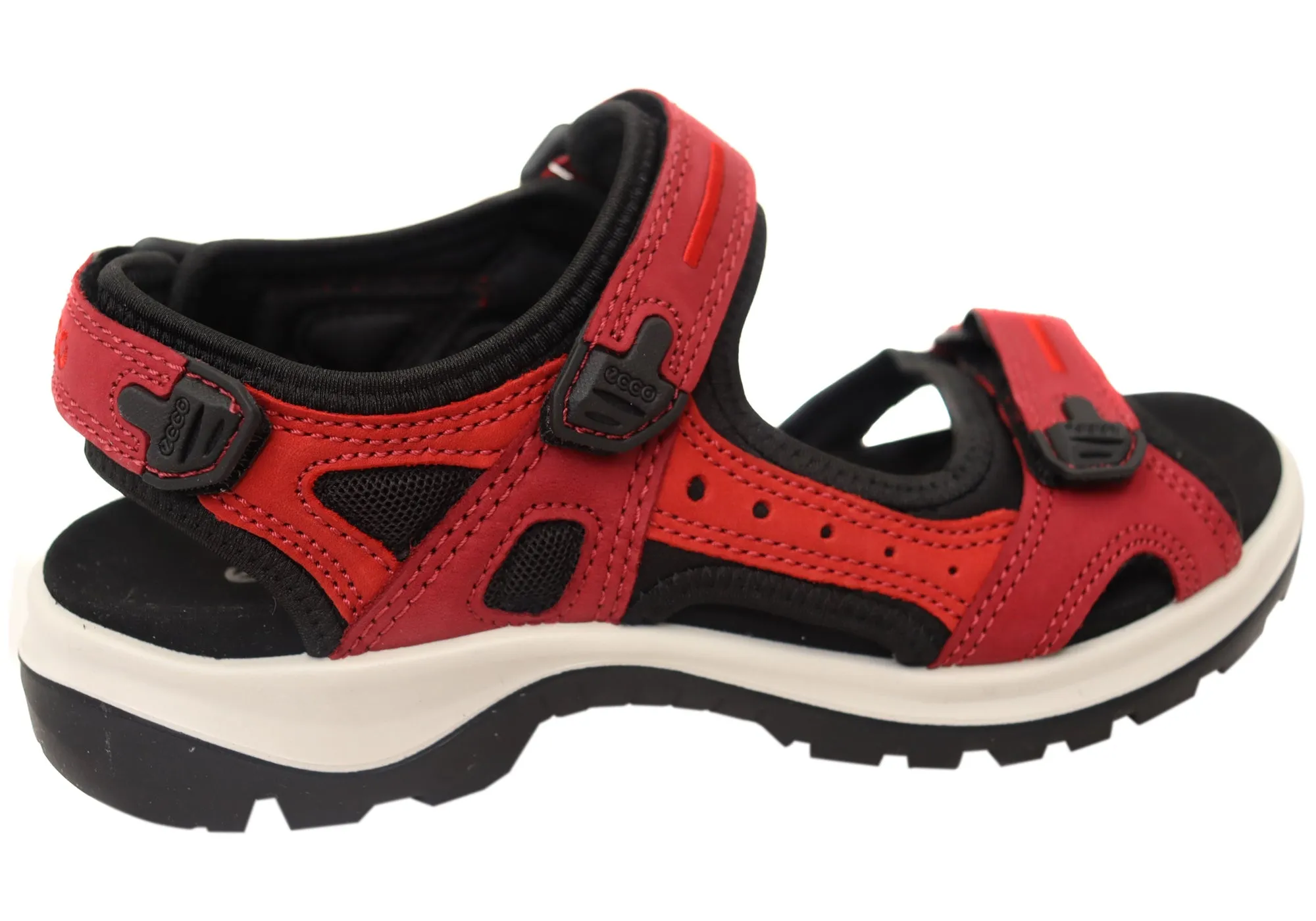 ECCO Womens Offroad Comfortable Leather Adjustable Sandals ecco Shoes