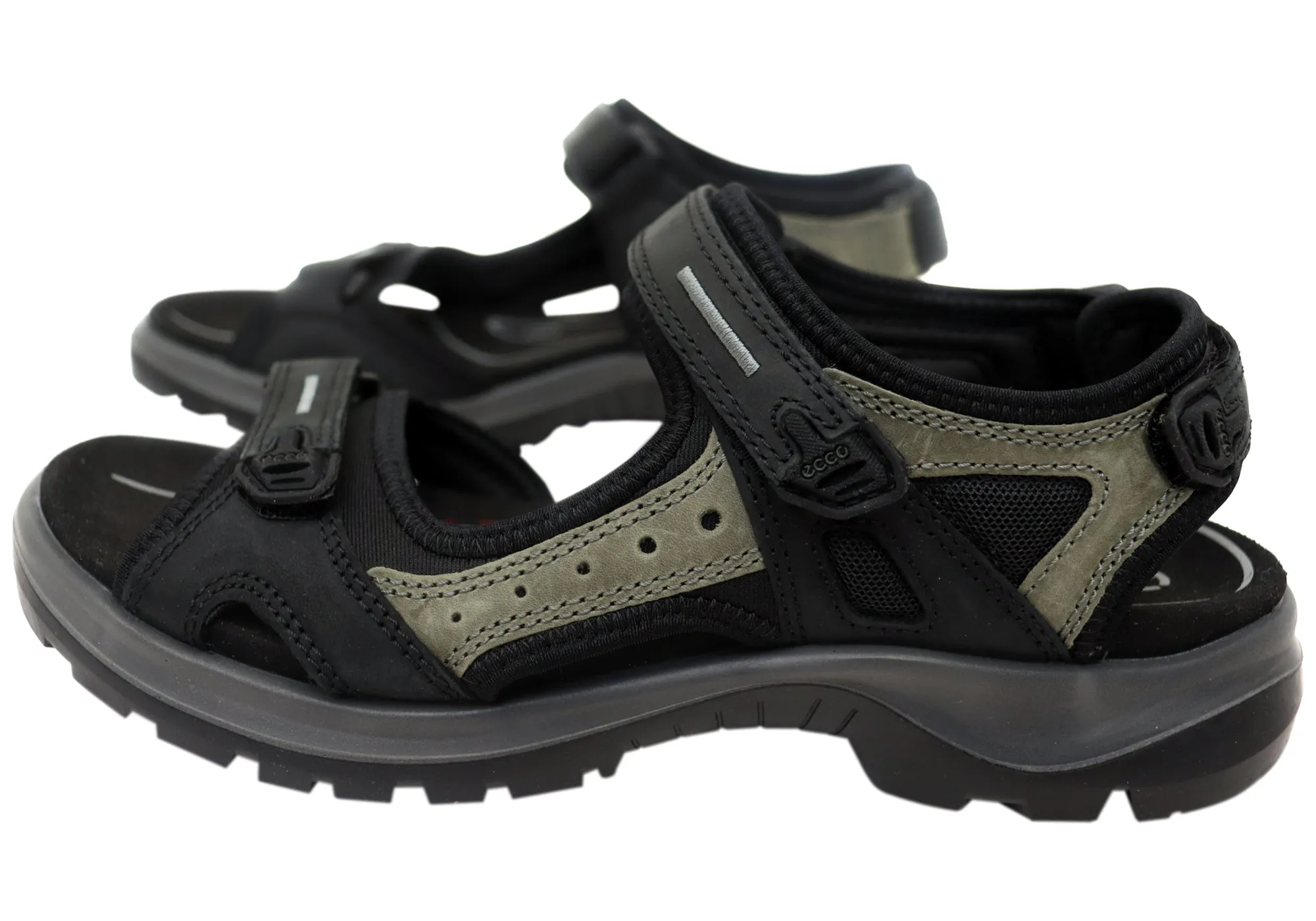 ECCO Womens Offroad Comfortable Leather Adjustable Sandals ecco Shoes