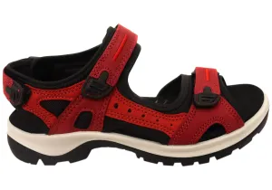 ECCO Womens Offroad Comfortable Leather Adjustable Sandals ecco Shoes