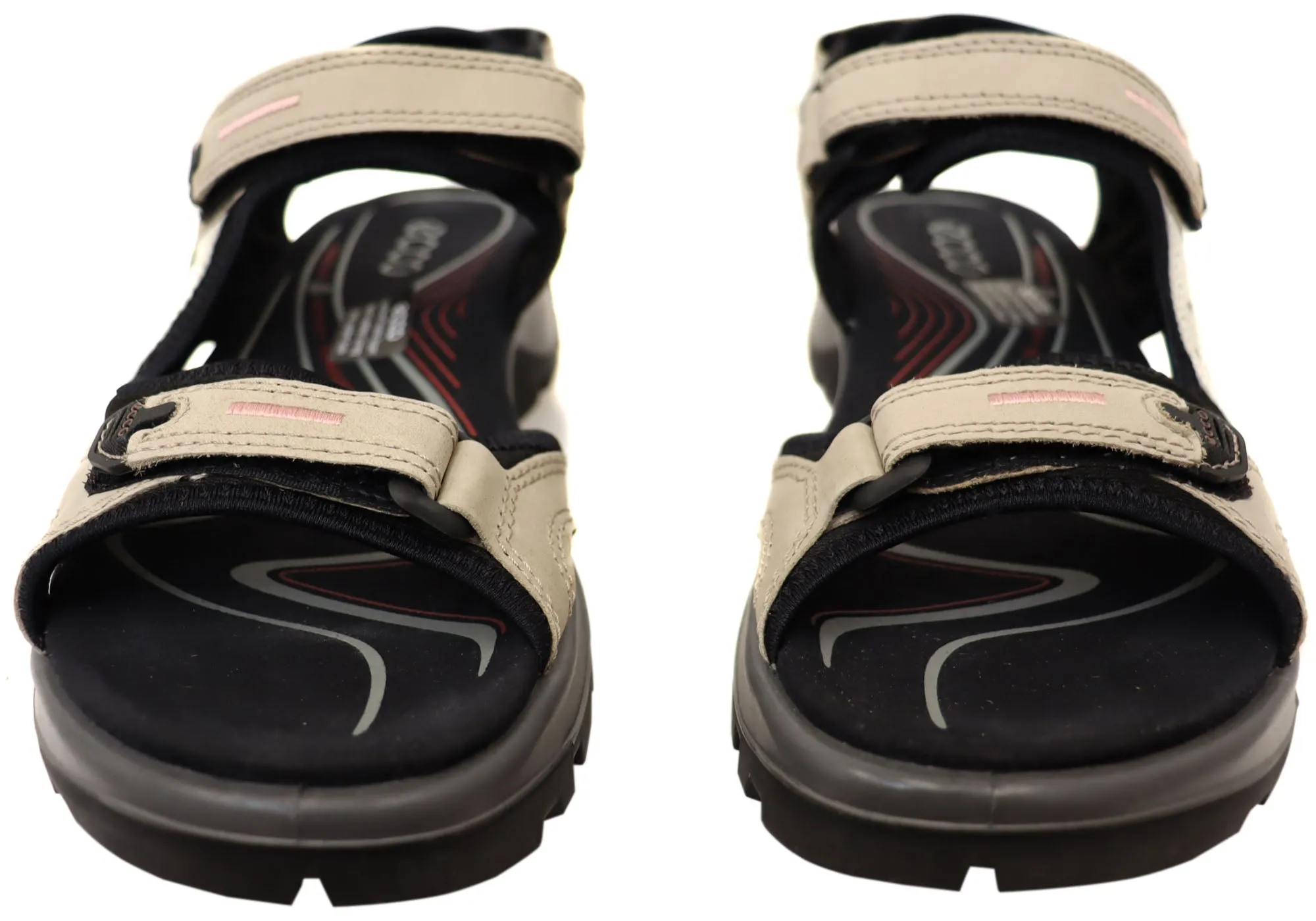 ECCO Womens Offroad Comfortable Leather Adjustable Sandals ecco Shoes