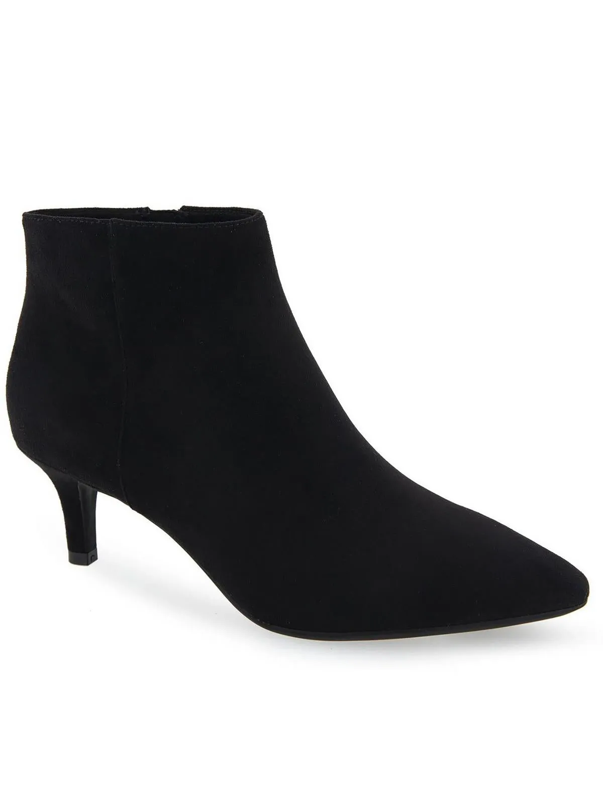 Edith Womens Faux Leather Ankle Booties