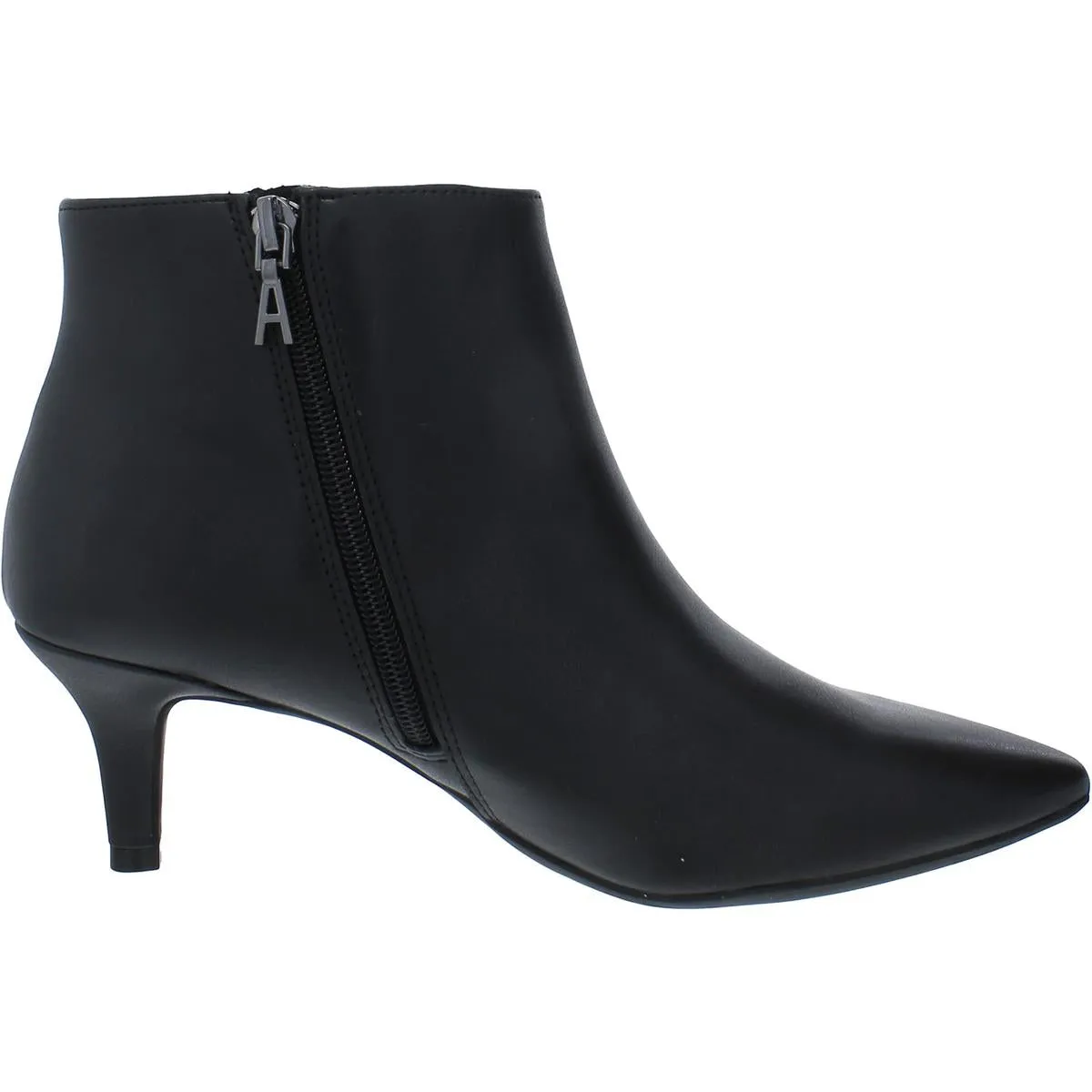 Edith Womens Faux Leather Ankle Booties