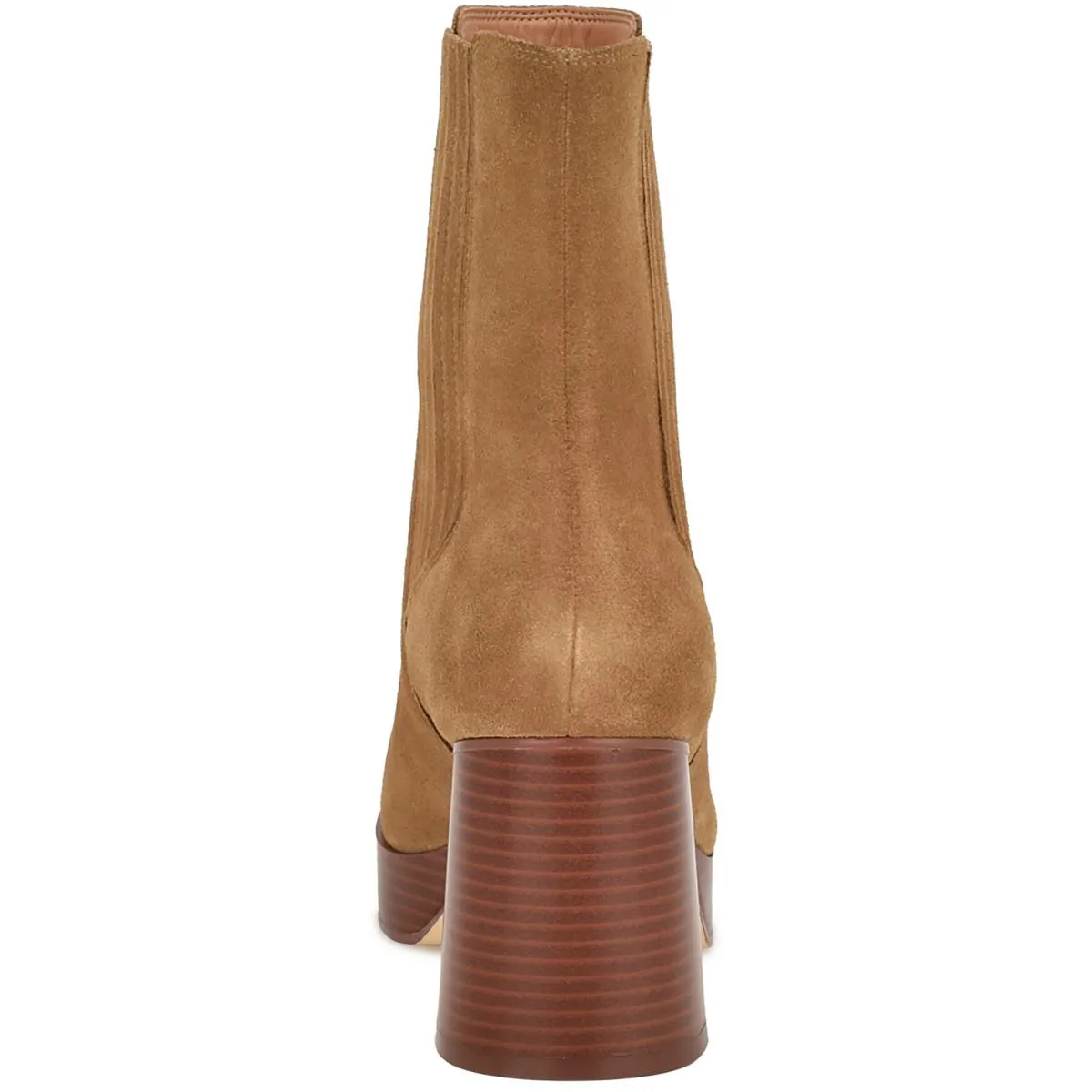Eds Womens Leather Square Toe Ankle Boots
