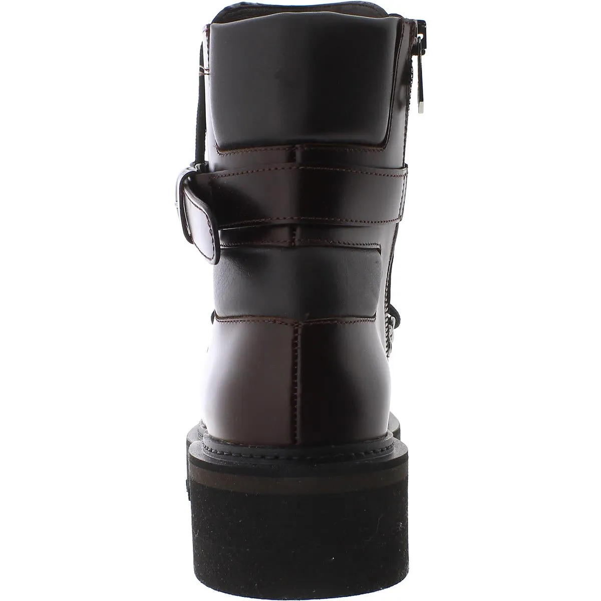 Elimo Womens Leather Pull On Ankle Boots