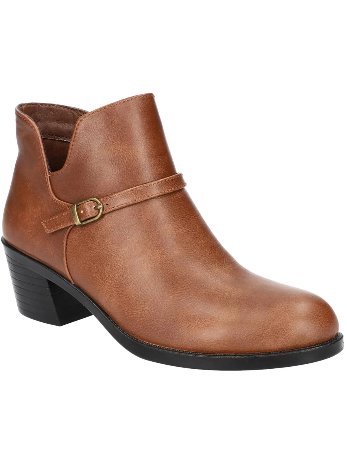 Ellery Womens Faux Leather Ankle Booties