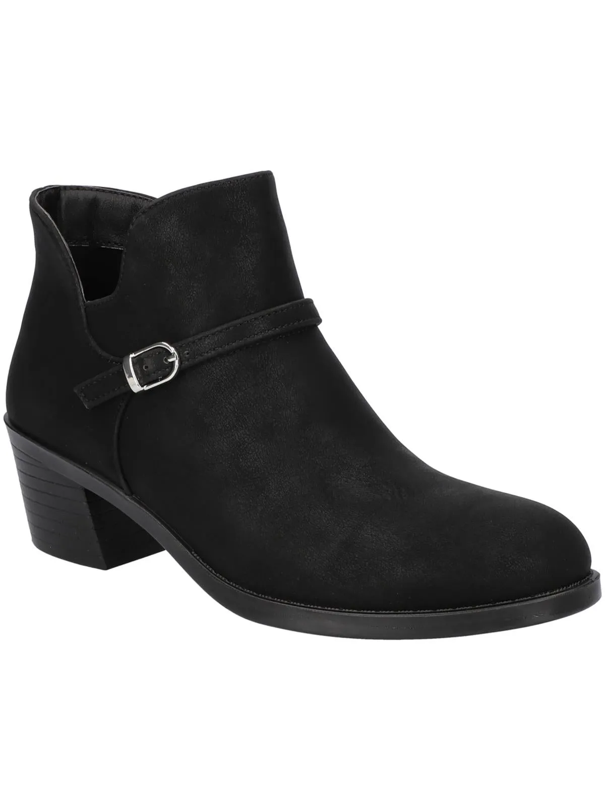 Ellery Womens Faux Leather Ankle Booties