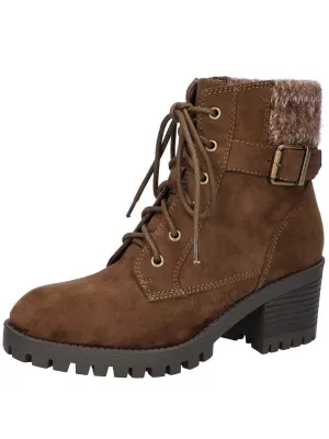ETHEL Womens Knit la Ankle Boots