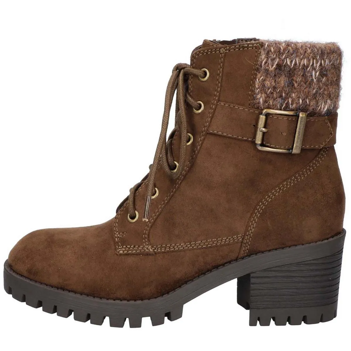 ETHEL Womens Knit la Ankle Boots