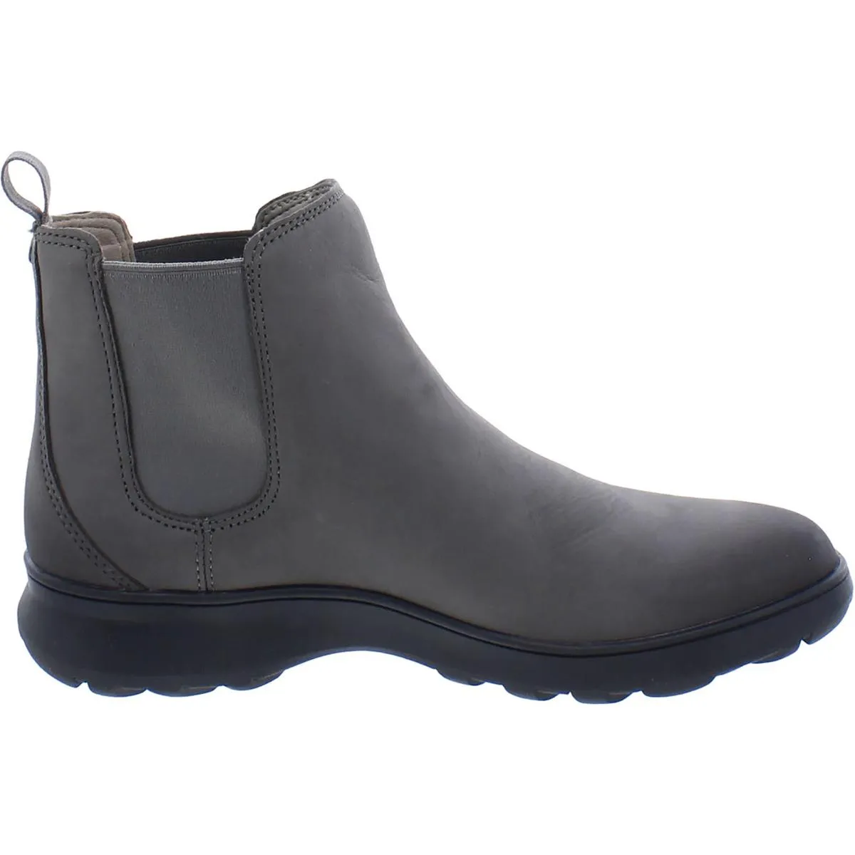 Evergreen Womens Leather Slip On Ankle Boots
