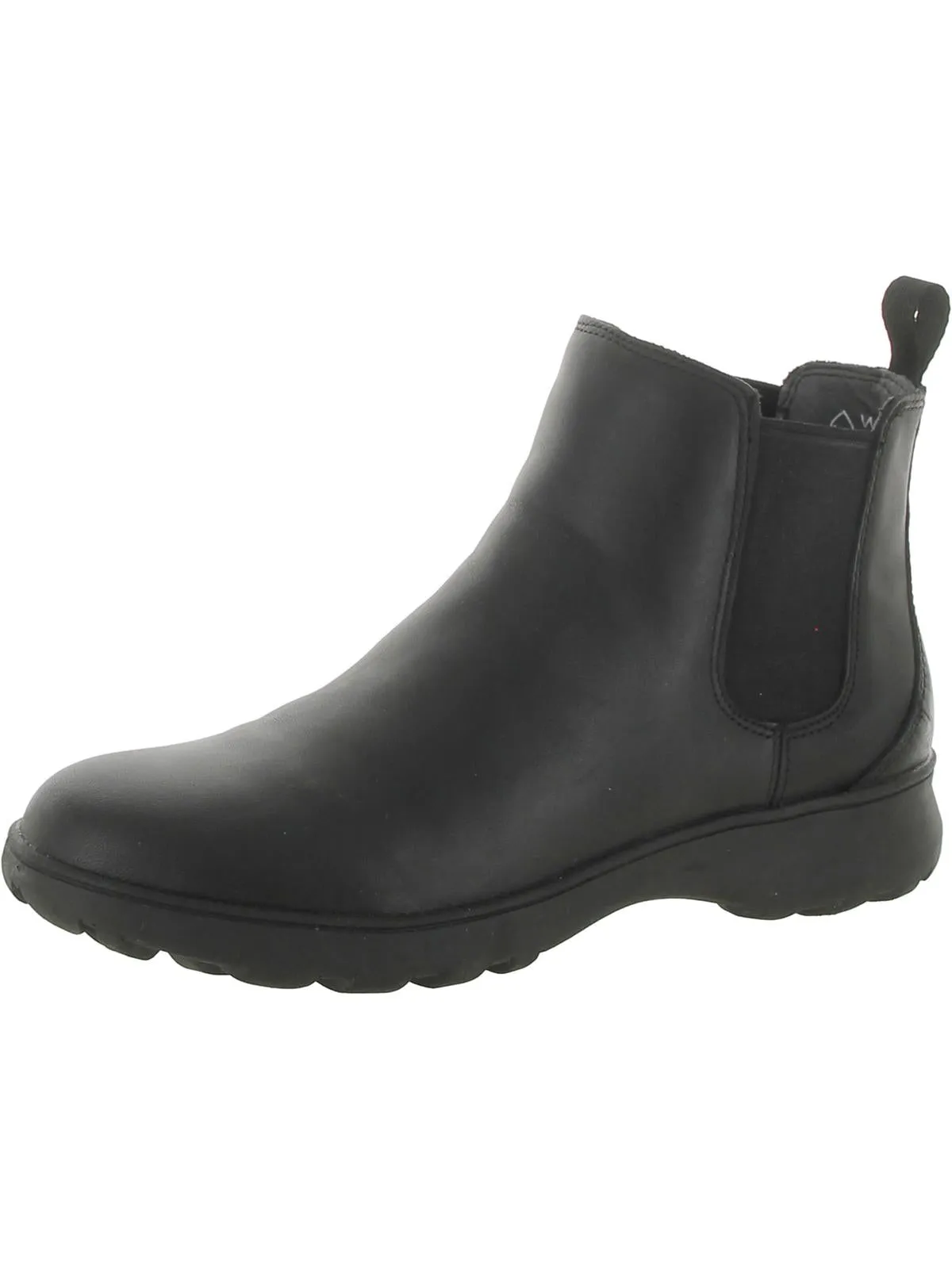 Evergreen Womens Leather Slip On Ankle Boots