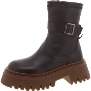Everly Womens Lug Sole Ankle Boot Combat & Lace-Up Boots