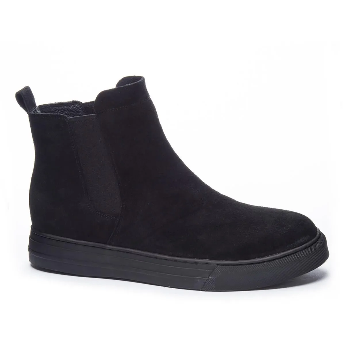 Fabina  Womens Leather Pull On Chelsea Boots