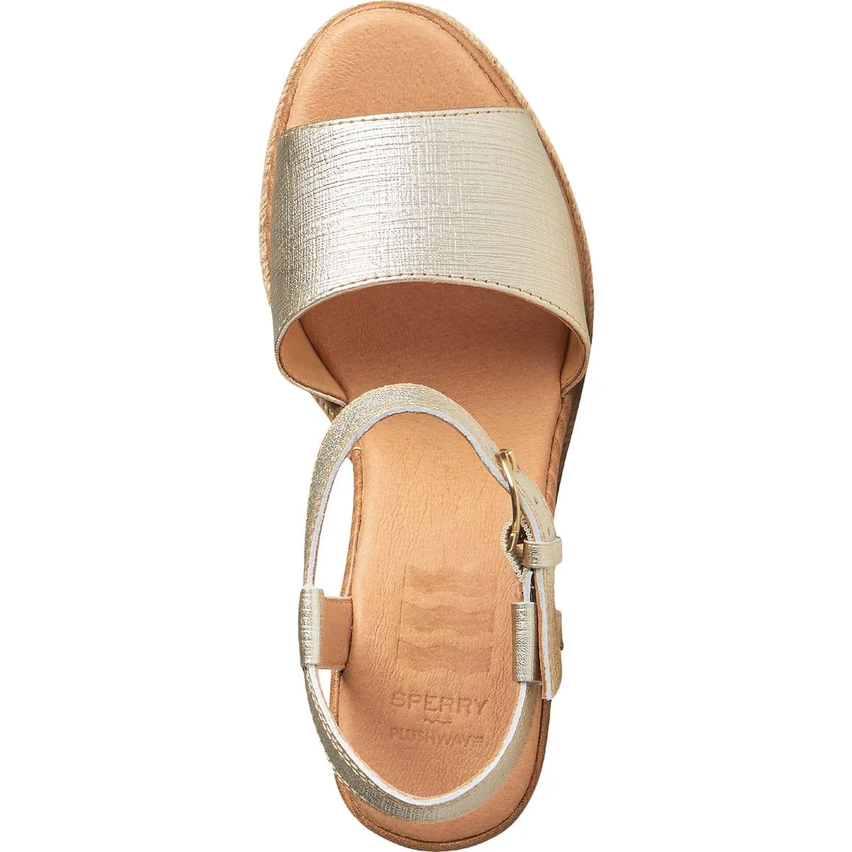 Fairwater Womens Leather Ankle Strap Espadrilles