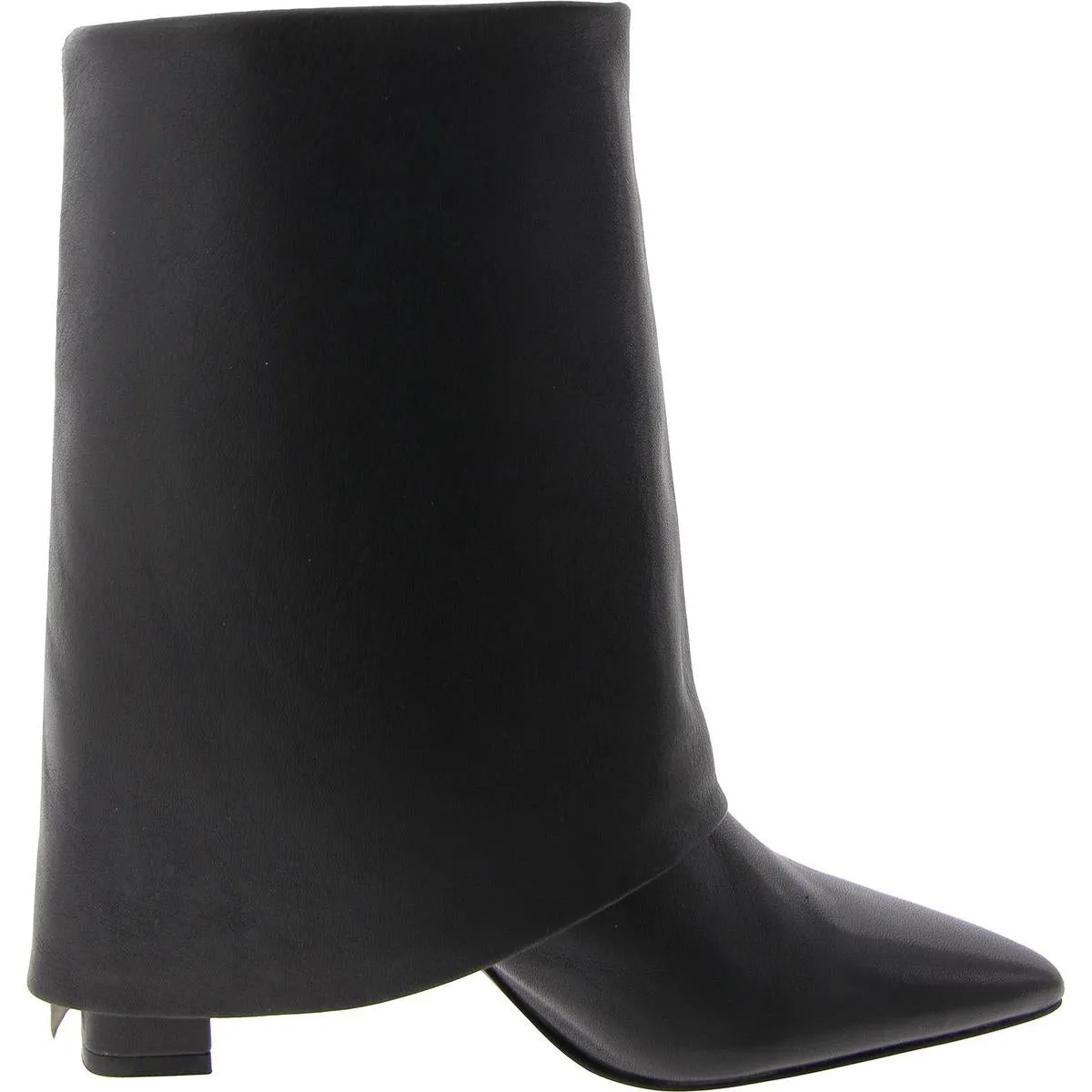 Fallon Womens Leather Pointed Toe Ankle Boots