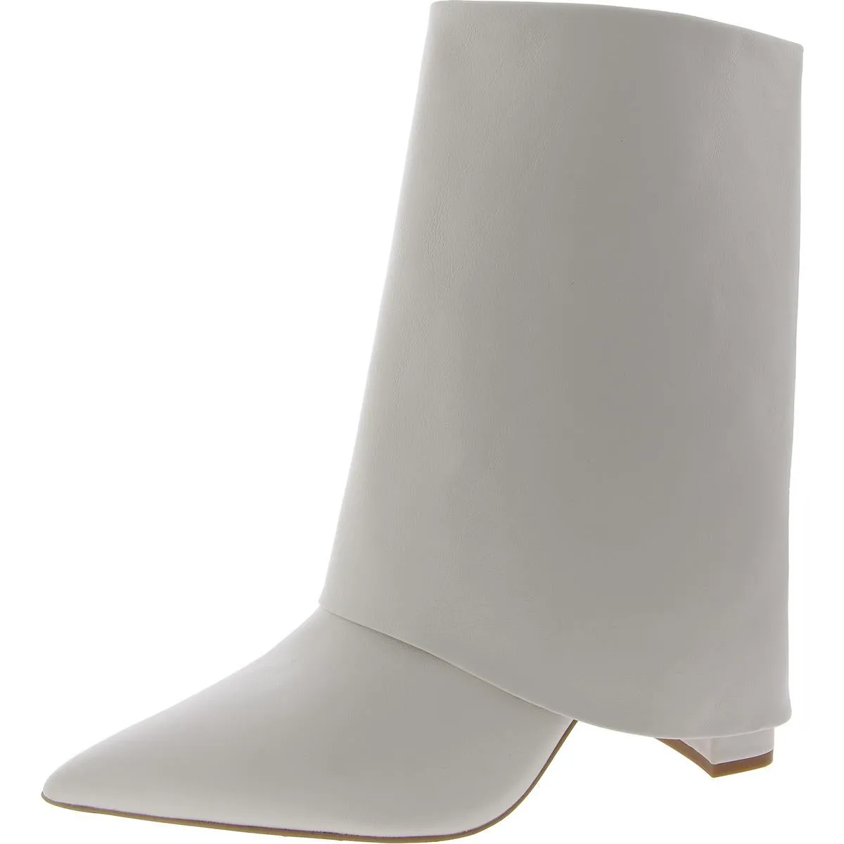 Fallon Womens Leather Pointed Toe Ankle Boots