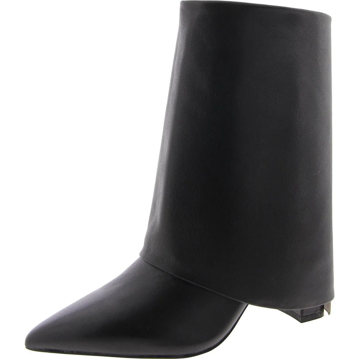 Fallon Womens Leather Pointed Toe Ankle Boots