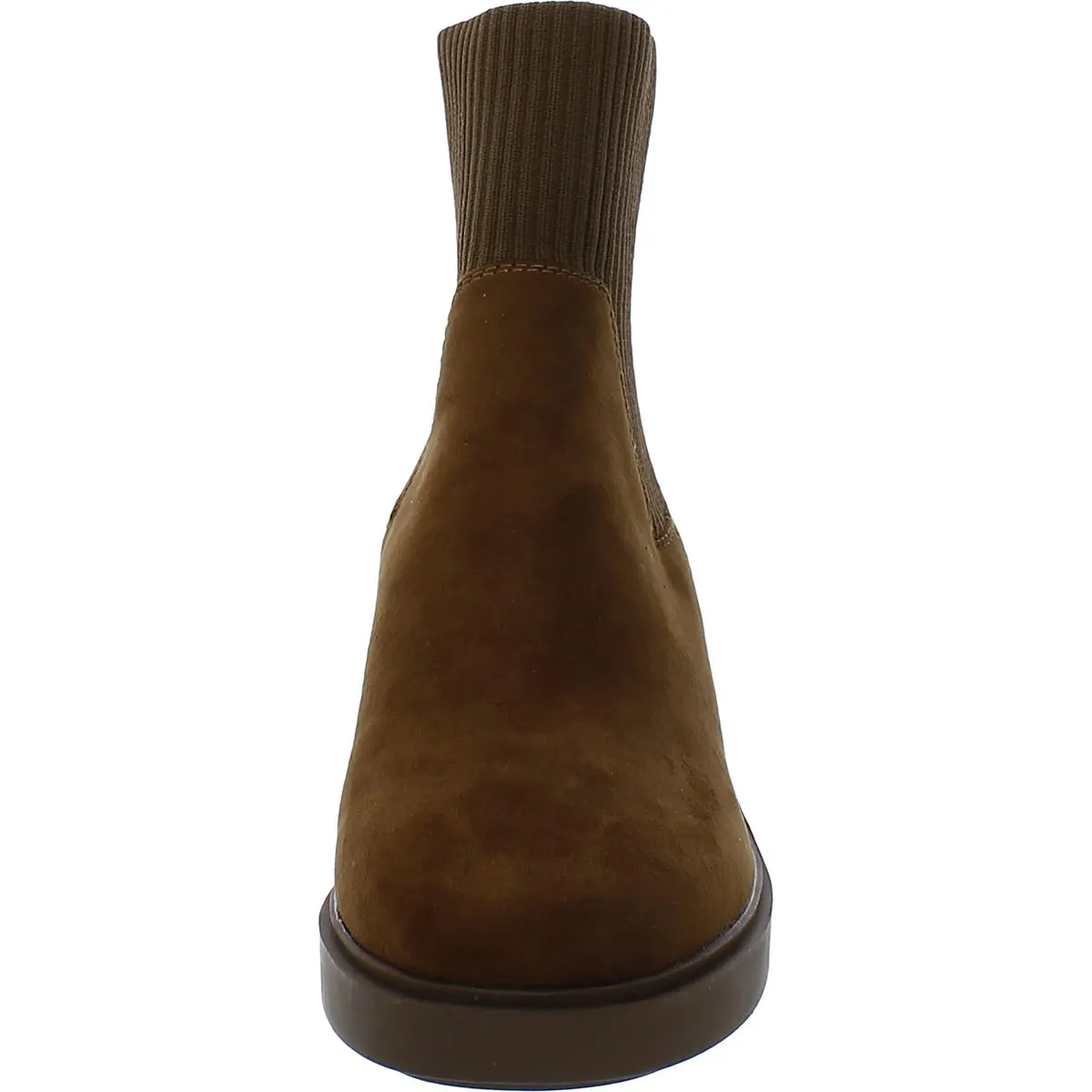 Faria Womens Suede Ankle Chelsea Boots