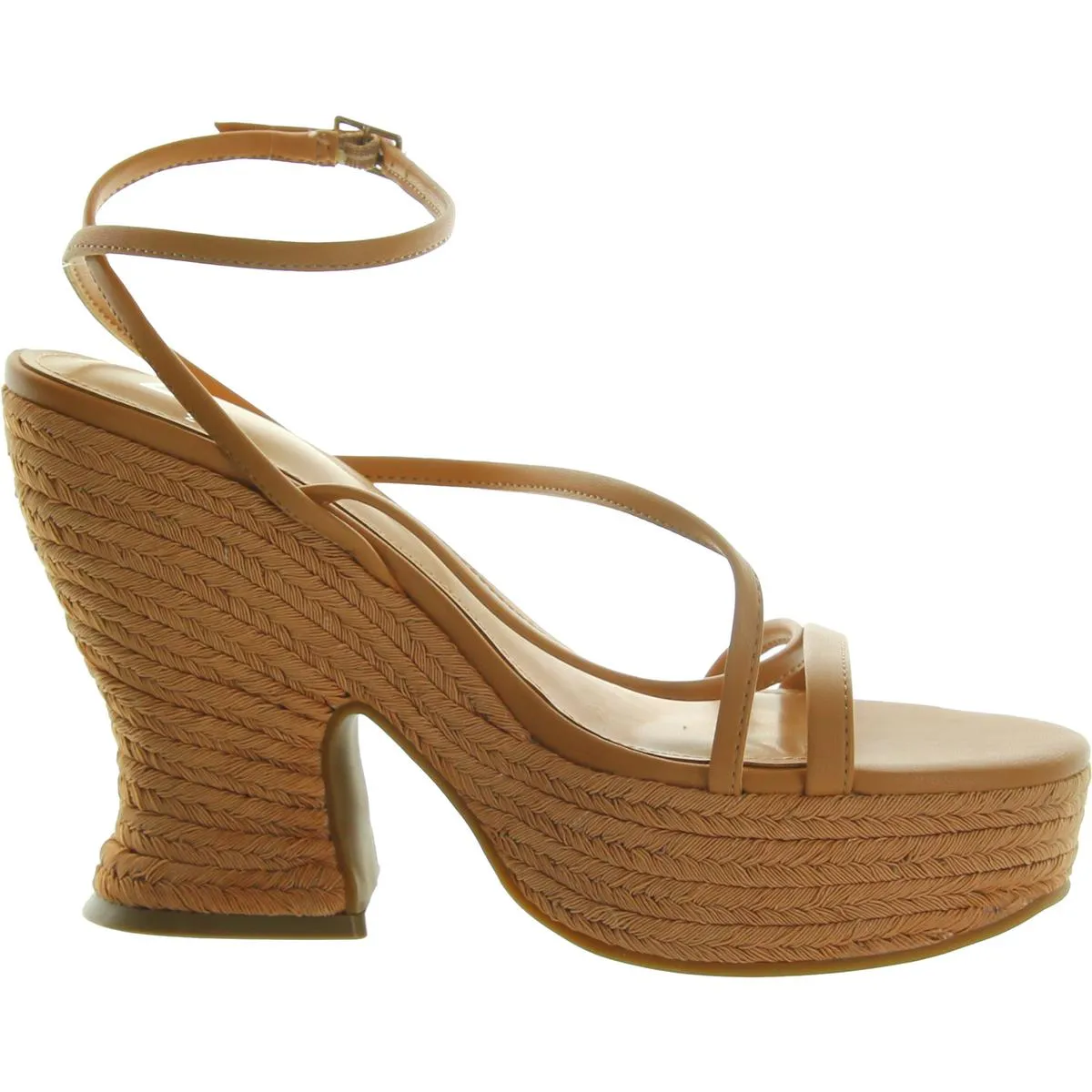 Fetch Womens Strappy Buckle Ankle Strap