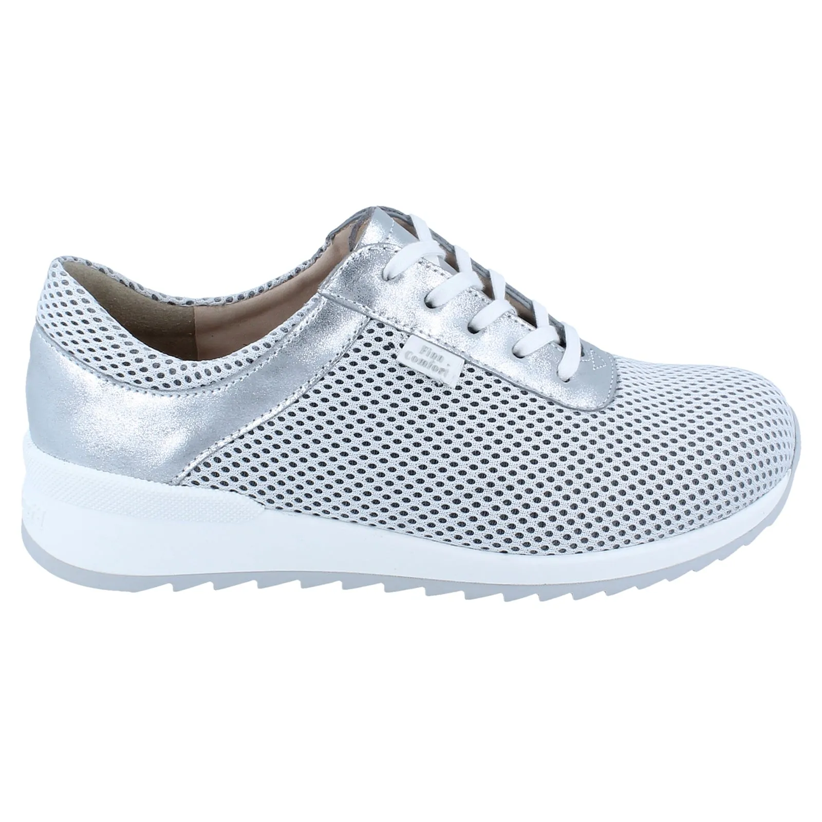 Finn Comfort Cerritos Leather Textile Women's Lace Up Shoes
