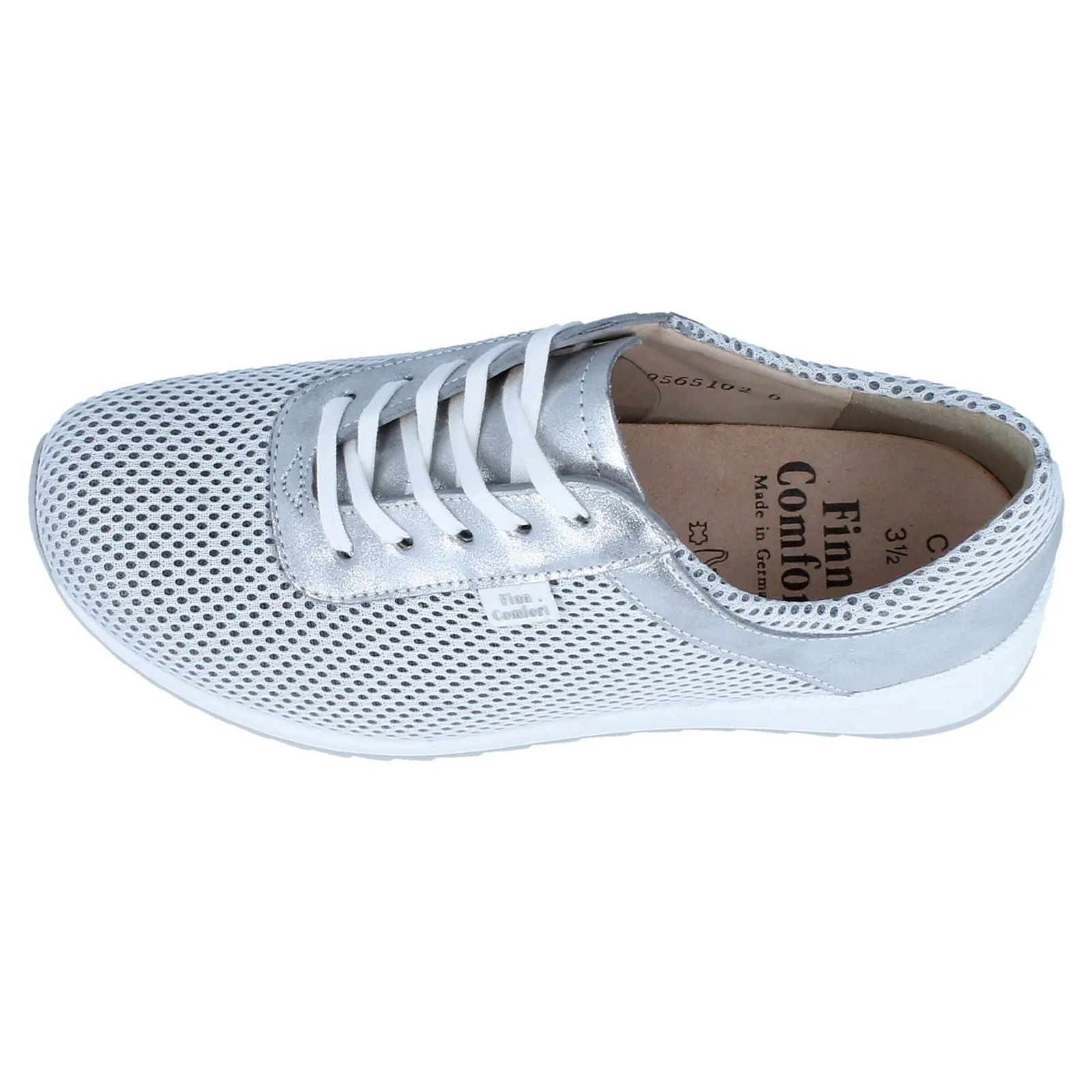 Finn Comfort Cerritos Leather Textile Women's Lace Up Shoes