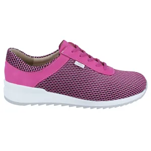 Finn Comfort Cerritos Leather Textile Women's Lace Up Shoes