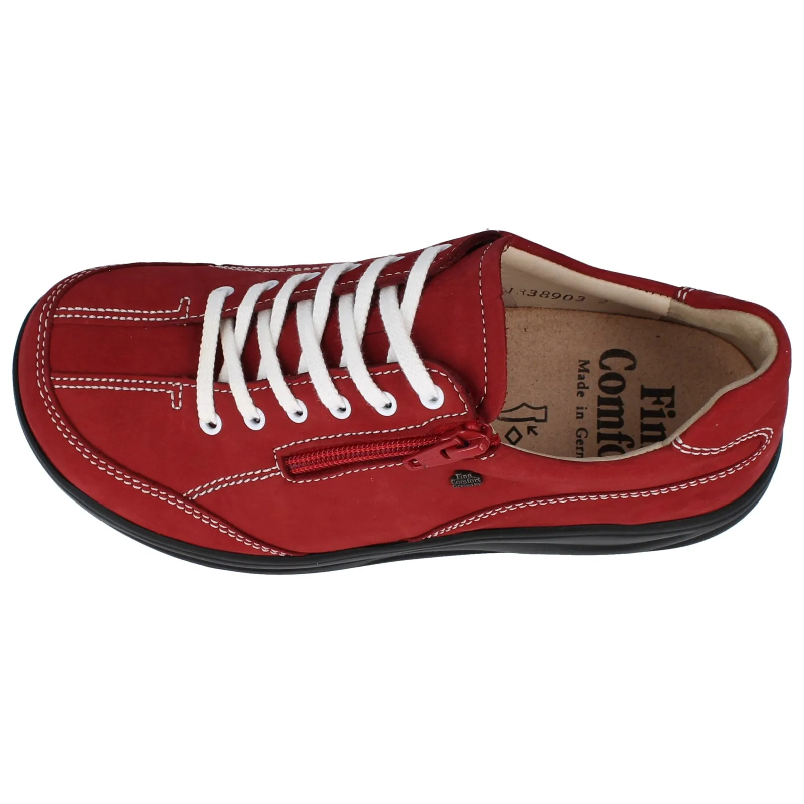 Finn Comfort Otaru Nubuck Leather Women's Lace Up Shoes