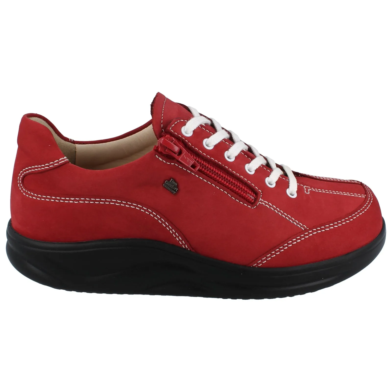 Finn Comfort Otaru Nubuck Leather Women's Lace Up Shoes