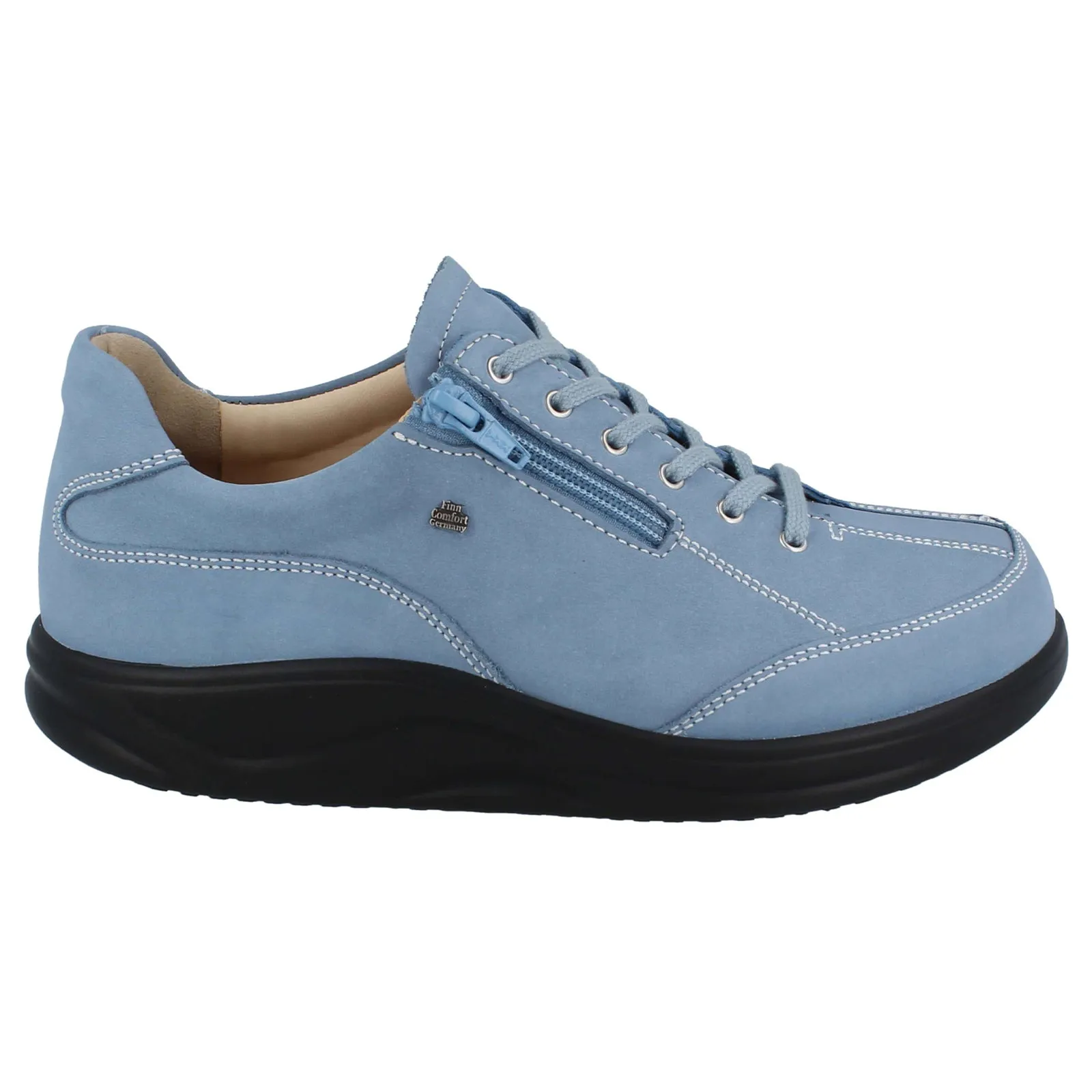 Finn Comfort Otaru Nubuck Leather Women's Lace Up Shoes