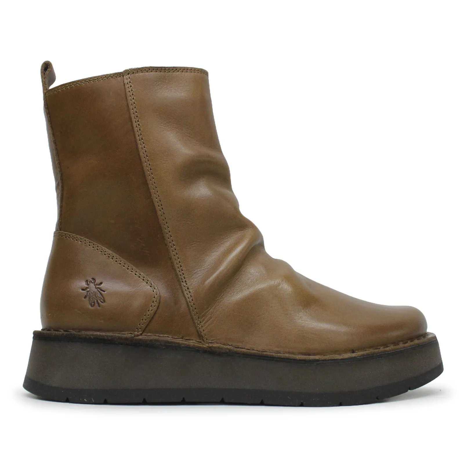 Fly London Reno053Fly Rug Leather Women's Zip Up Ankle Boots