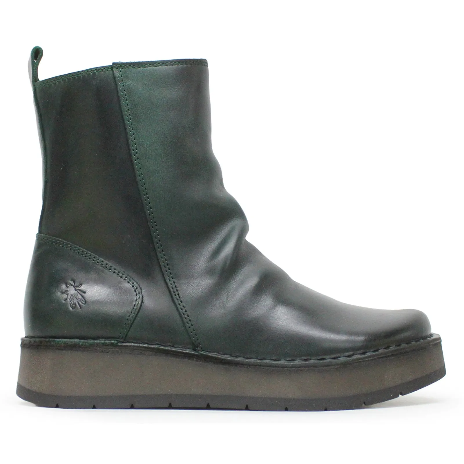 Fly London Reno053Fly Rug Leather Women's Zip Up Ankle Boots