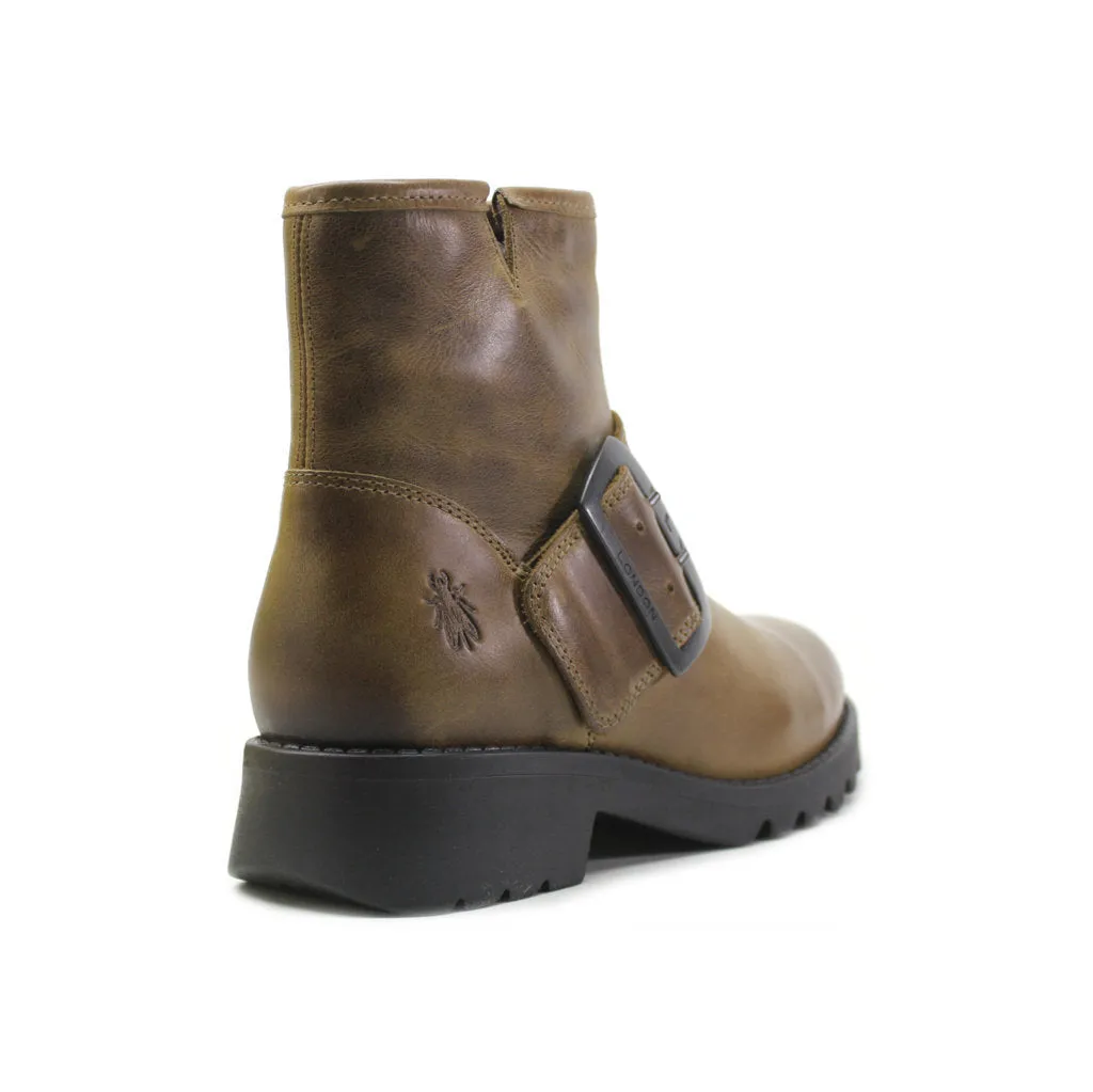 Fly London Rily991Fly Leather Women's Buckle Strap Ankle Boots