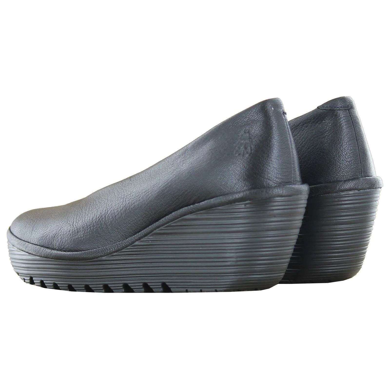 Fly London Yaz Leather Women's Wedge Heel Shoes