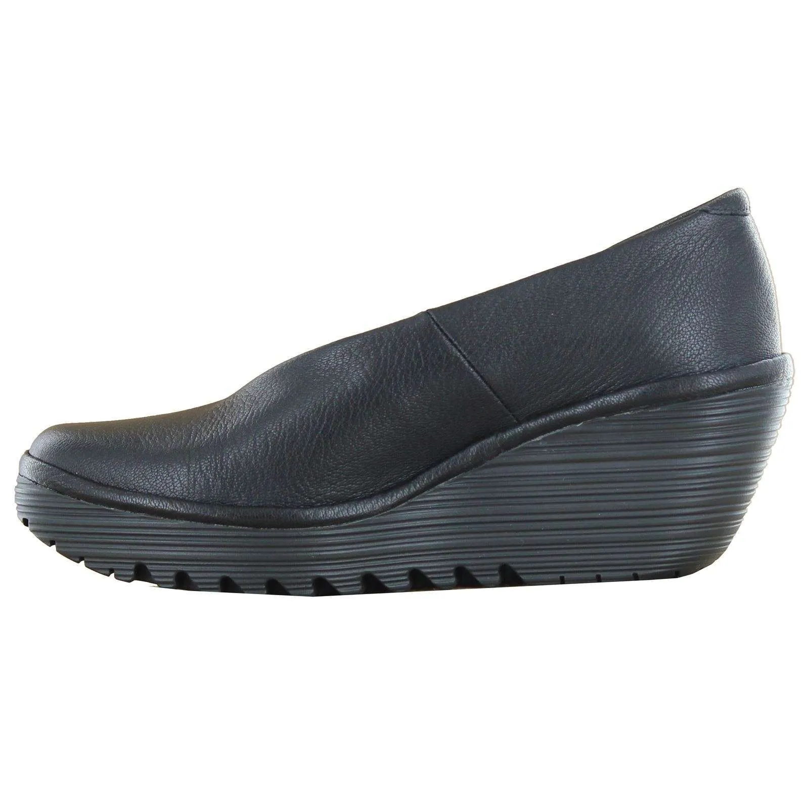 Fly London Yaz Leather Women's Wedge Heel Shoes