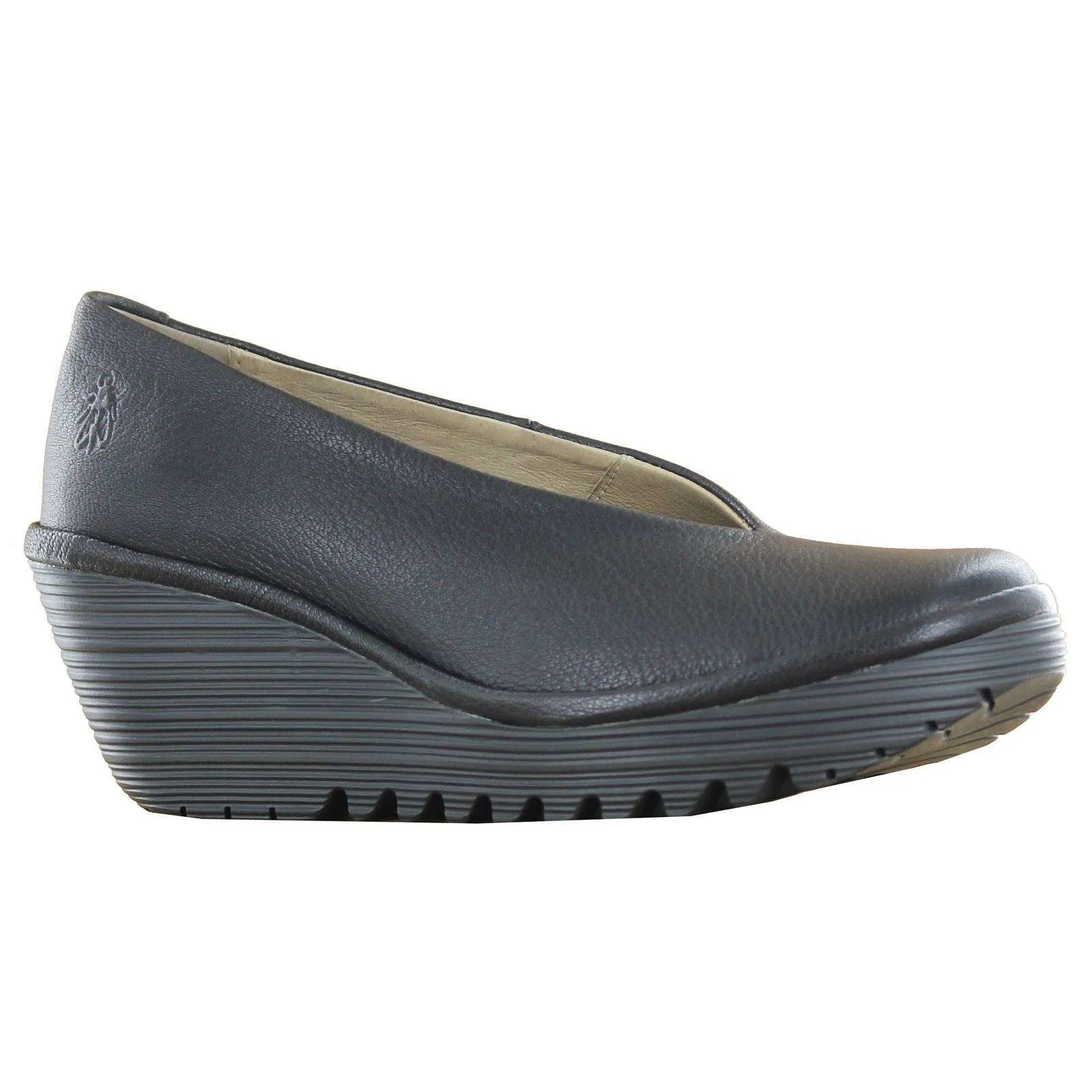 Fly London Yaz Leather Women's Wedge Heel Shoes