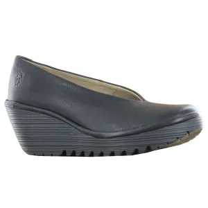 Fly London Yaz Leather Women's Wedge Heel Shoes