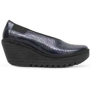 Fly London YOZA438FLY Rock Leather Women's Platform Shoes
