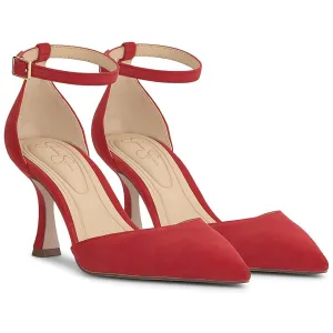 Foxena Womens Padded Insole Leather Ankle Strap