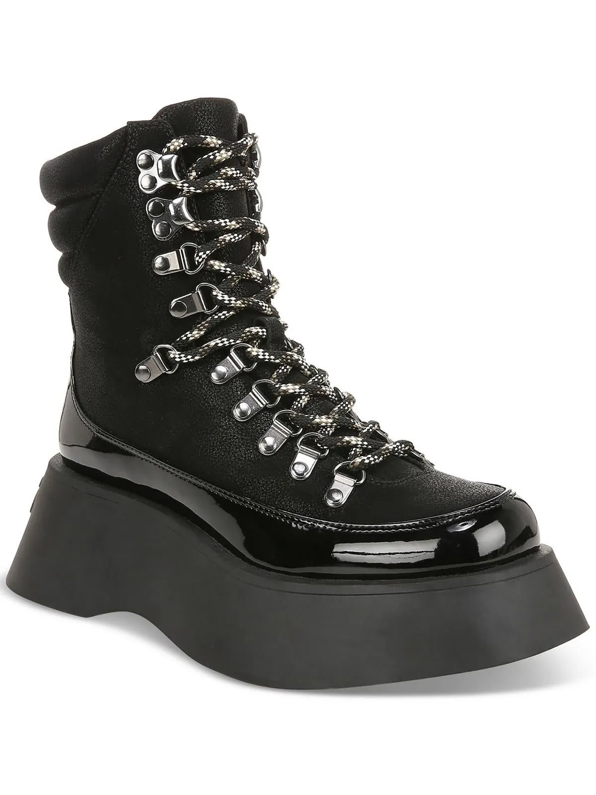 GAIL Womens Faux Leather Casual Ankle Boots
